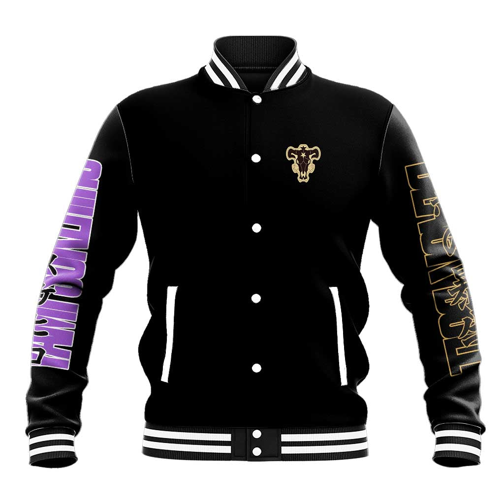 Yami Sukehiro Black Clover Baseball Jacket Anime Style