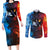 Burning Fire Shoto My Hero Academia Couples Matching Long Sleeve Bodycon Dress and Long Sleeve Button Shirt Anime Style