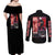 Kaneki Ken Tokyo Ghoul Couples Matching Off Shoulder Maxi Dress and Long Sleeve Button Shirt Anime Style