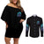 buckle-up-buttercup-skull-witch-halloween-couples-matching-off-shoulder-short-dress-and-long-sleeve-button-shirt