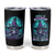 Buckle Up Buttercup Skull Witch Halloween Tumbler Cup