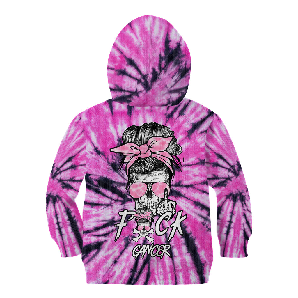 fcks-cancer-skull-tie-dye-kid-hoodie