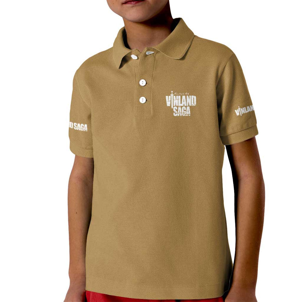 Thorfinn Vinlad Saga Kid Polo Shirt Anime Style