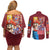 Mario Bros Mario Bros Couples Matching Off Shoulder Short Dress and Long Sleeve Button Shirt Anime Mix 3D Game Style