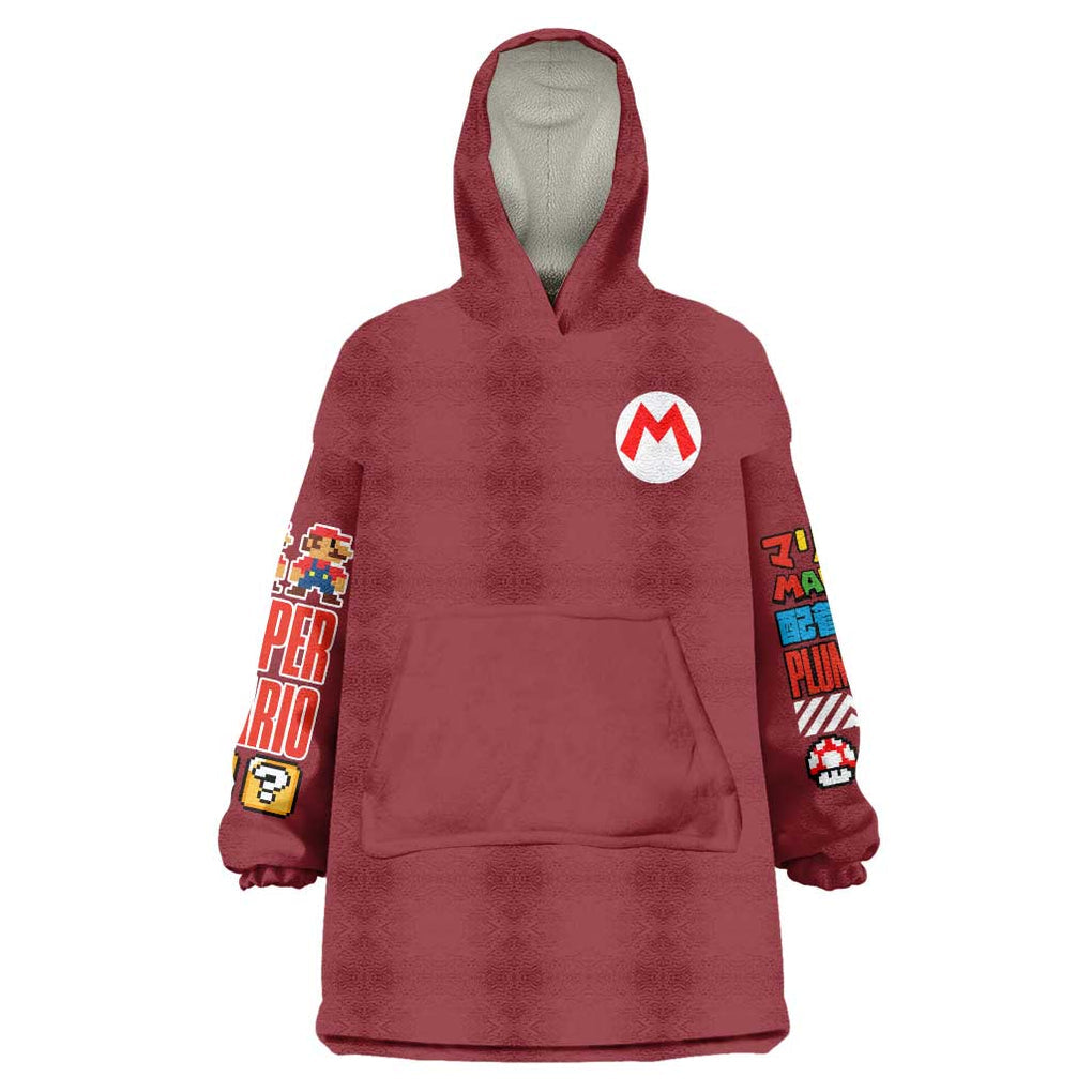 Mario Bros Mario Bros Wearable Blanket Hoodie Anime Mix 3D Game Style