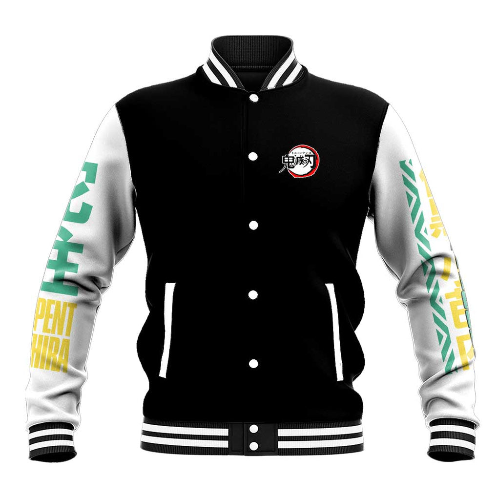 Obanai Iguro V2 Demon Slayer Baseball Jacket Anime Style