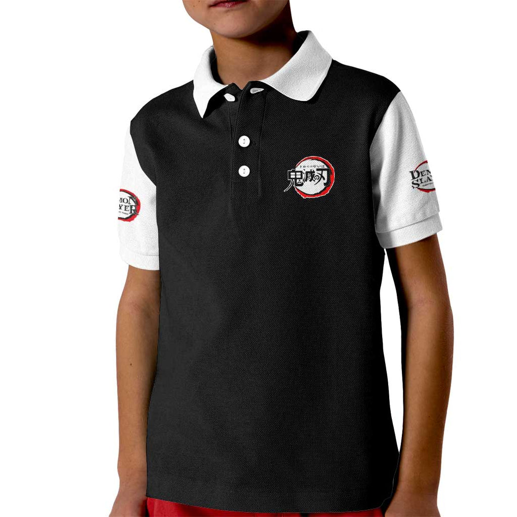 Obanai Iguro V2 Demon Slayer Kid Polo Shirt Anime Style