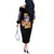 Uzui Tengen V2 Demon Slayer Off The Shoulder Long Sleeve Dress Anime Style