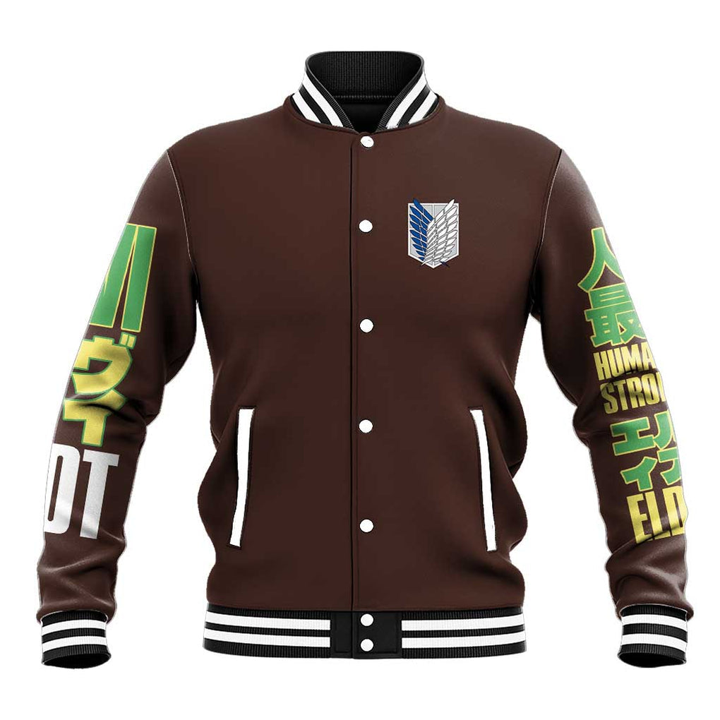 Levi Ackerman V3 Attack on Titan Baseball Jacket Anime Style