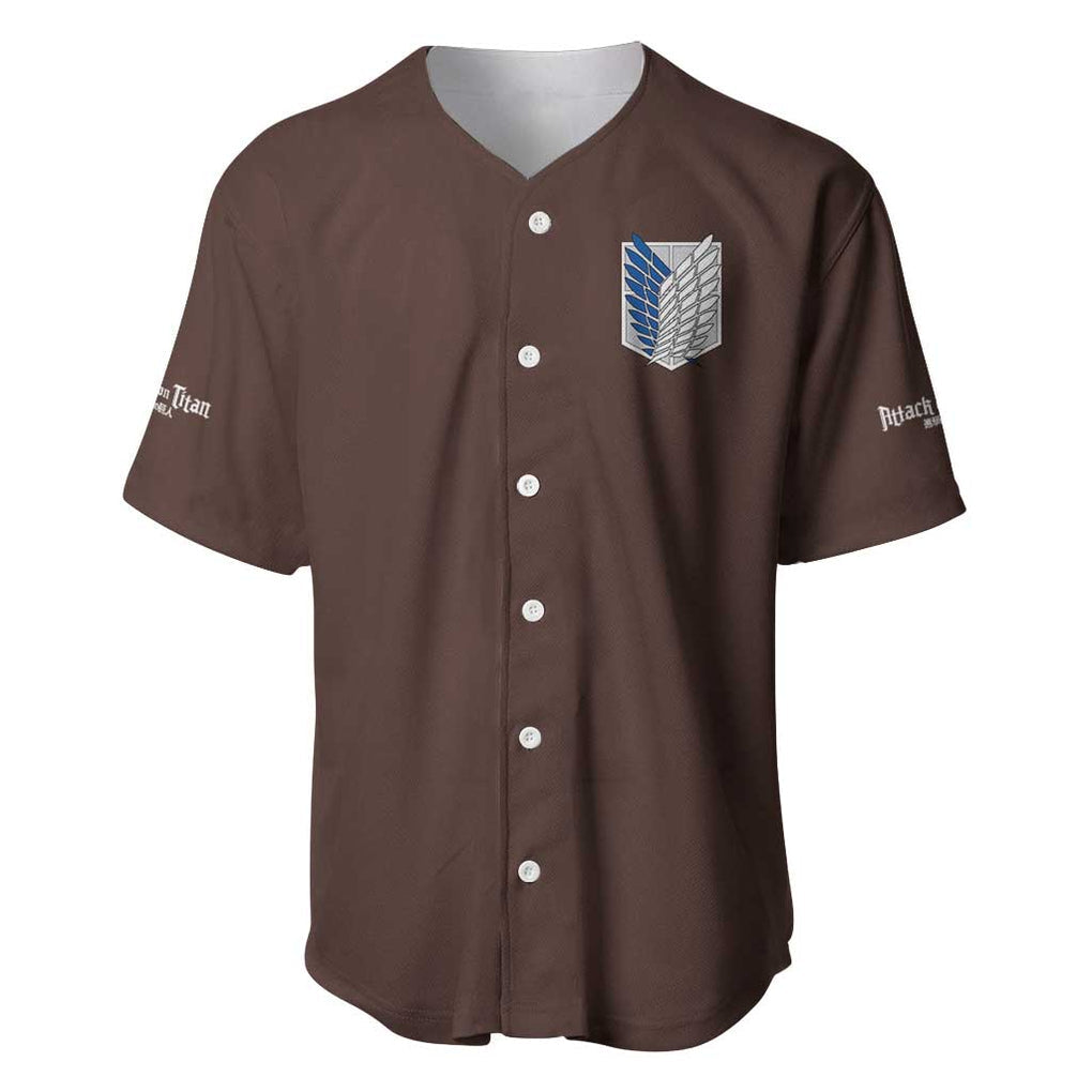 Levi Ackerman V3 Attack on Titan Baseball Jersey Anime Style