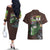 Levi Ackerman V3 Attack on Titan Couples Matching Off The Shoulder Long Sleeve Dress and Hawaiian Shirt Anime Style