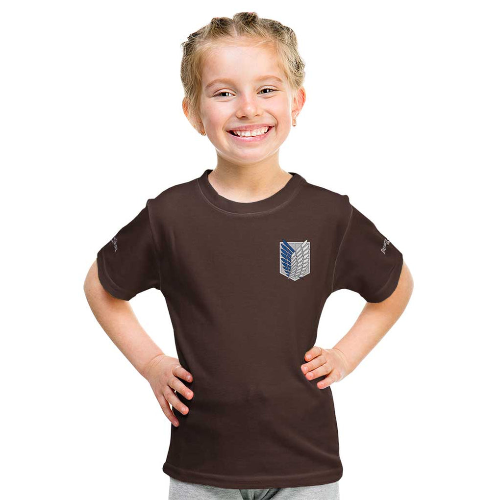 Levi Ackerman V3 Attack on Titan Kid T Shirt Anime Style