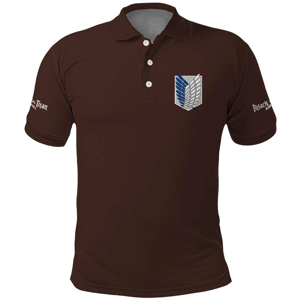 Levi Ackerman V3 Attack on Titan Polo Shirt Anime Style