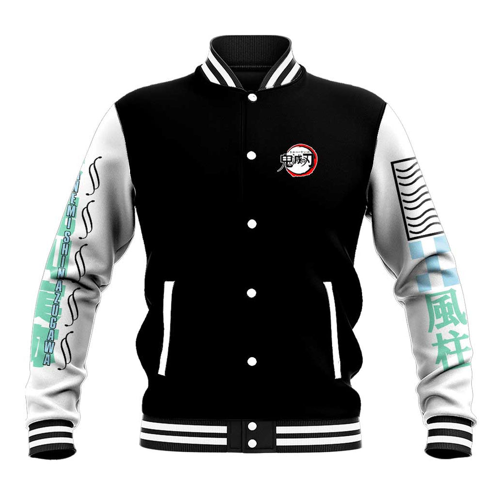 Sanemi Shinazugawa Kimesu no Yaiba Baseball Jacket Anime Style