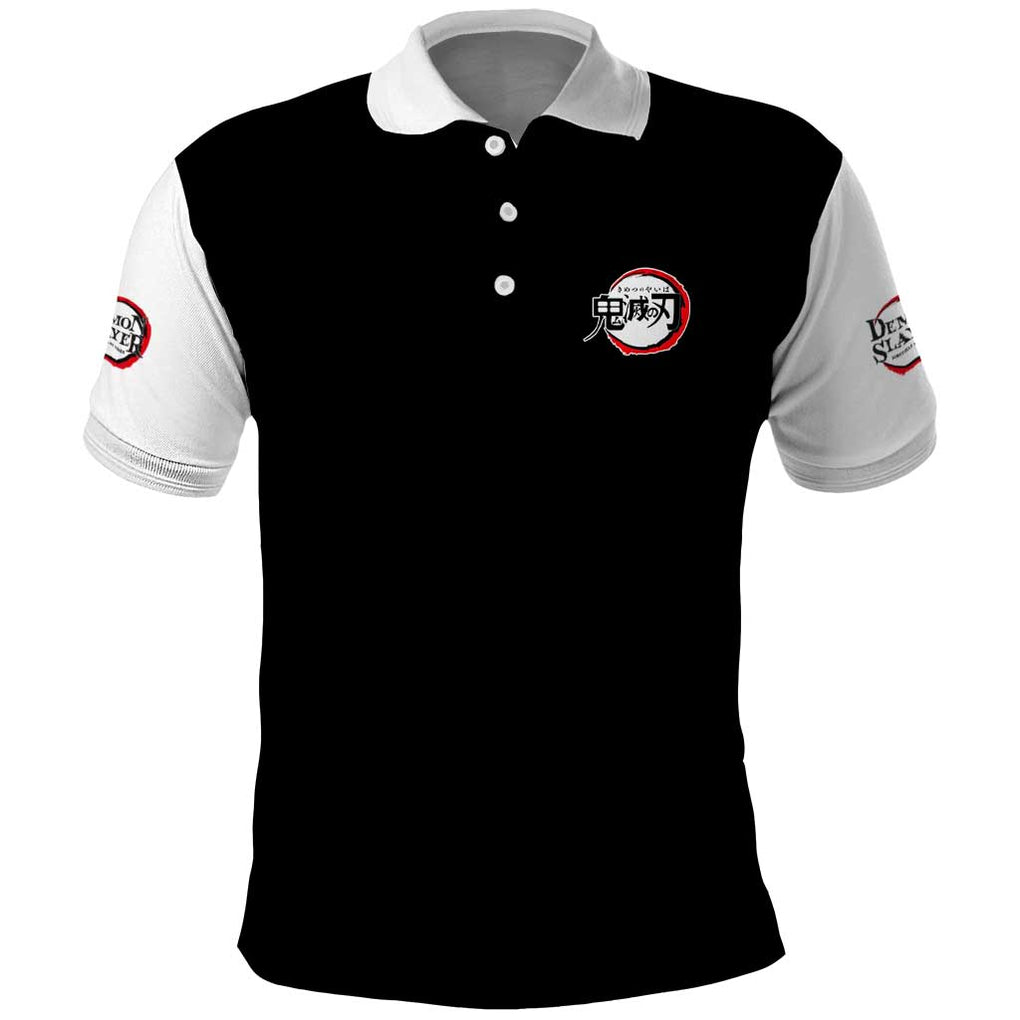 Sanemi Shinazugawa Kimesu no Yaiba Polo Shirt Anime Style