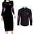 i-am-the-storm-skull-rose-couples-matching-long-sleeve-bodycon-dress-and-long-sleeve-button-shirt