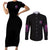 i-am-the-storm-skull-rose-couples-matching-short-sleeve-bodycon-dress-and-long-sleeve-button-shirt