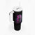 I Am The Storm Skull Rose Tumbler With Handle