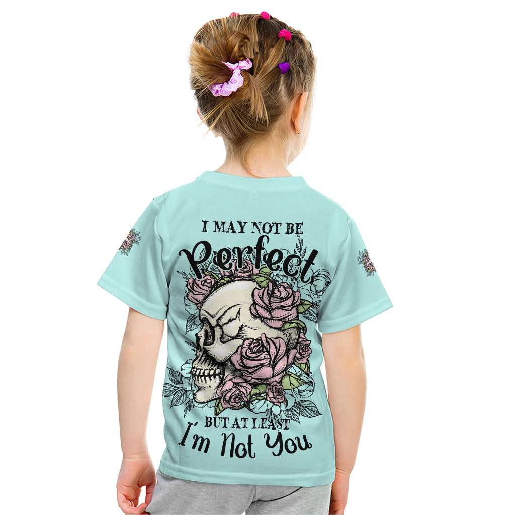 i-may-not-be-perfect-skull-roses-kid-t-shirt