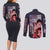 Fushiguro Toji Jujutsu Kaisen Couples Matching Long Sleeve Bodycon Dress and Long Sleeve Button Shirt Japan Anime Style