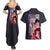 Fushiguro Toji Jujutsu Kaisen Couples Matching Summer Maxi Dress and Hawaiian Shirt Japan Anime Style