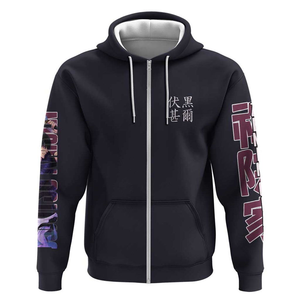 Fushiguro Toji Jujutsu Kaisen Zip Hoodie Japan Anime Style