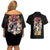 Light Yagami V2 Death Note Couples Matching Off Shoulder Short Dress and Hawaiian Shirt Japan Anime Style