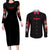 Uchiha Itachi V4 Naruto Couples Matching Long Sleeve Bodycon Dress and Long Sleeve Button Shirt Japan Anime Style