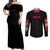 Uchiha Itachi V4 Naruto Couples Matching Off Shoulder Maxi Dress and Long Sleeve Button Shirt Japan Anime Style