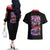 Uchiha Itachi V4 Naruto Couples Matching Off The Shoulder Long Sleeve Dress and Hawaiian Shirt Japan Anime Style