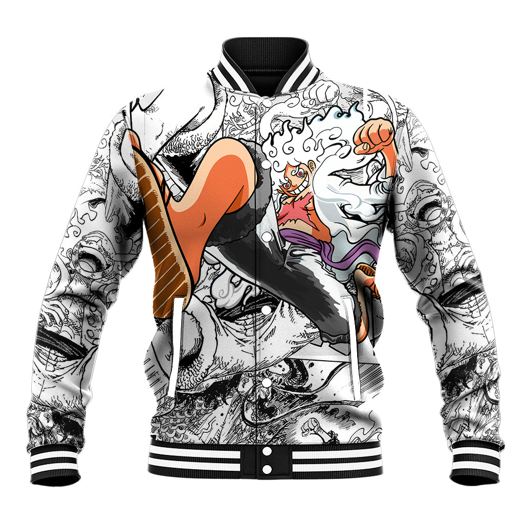 Luffy Gear 5 Nika One Piece Baseball Jacket