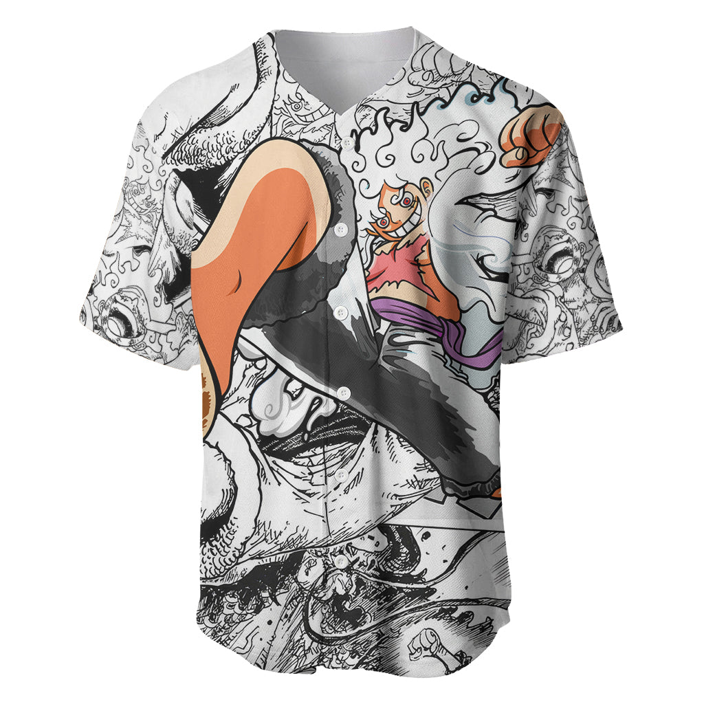 Luffy Gear 5 Nika One Piece Baseball Jersey