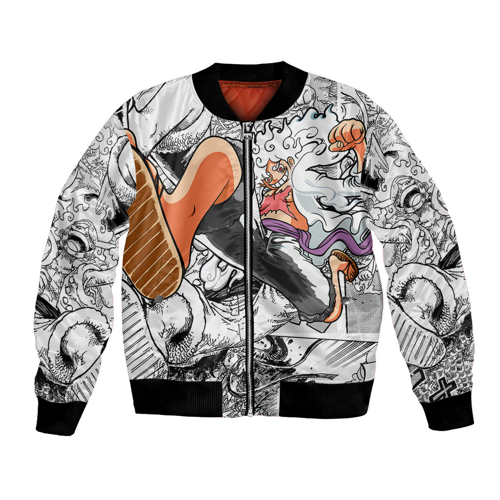 Luffy Gear 5 Nika One Piece Bomber Jacket