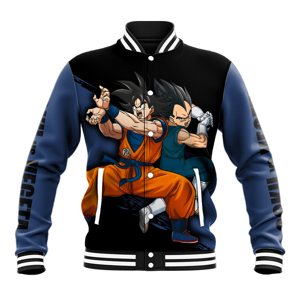 Goku and Vegeta Super Anime Baseball Jacket