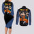 Goku and Vegeta Super Anime Couples Matching Long Sleeve Bodycon Dress and Long Sleeve Button Shirt