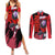 Jiren - Dragon Ball Couples Matching Summer Maxi Dress and Long Sleeve Button Shirt