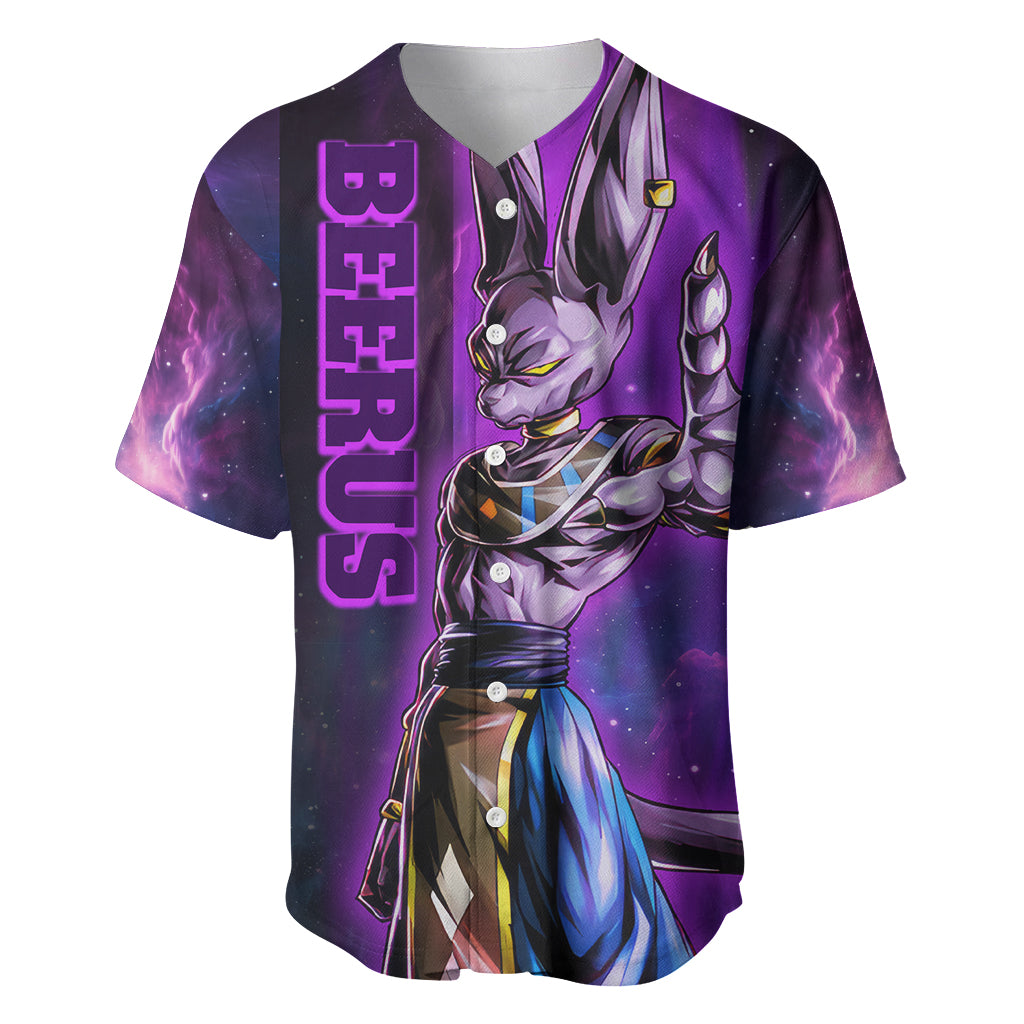 Beerus - Dragon Ball Baseball Jersey