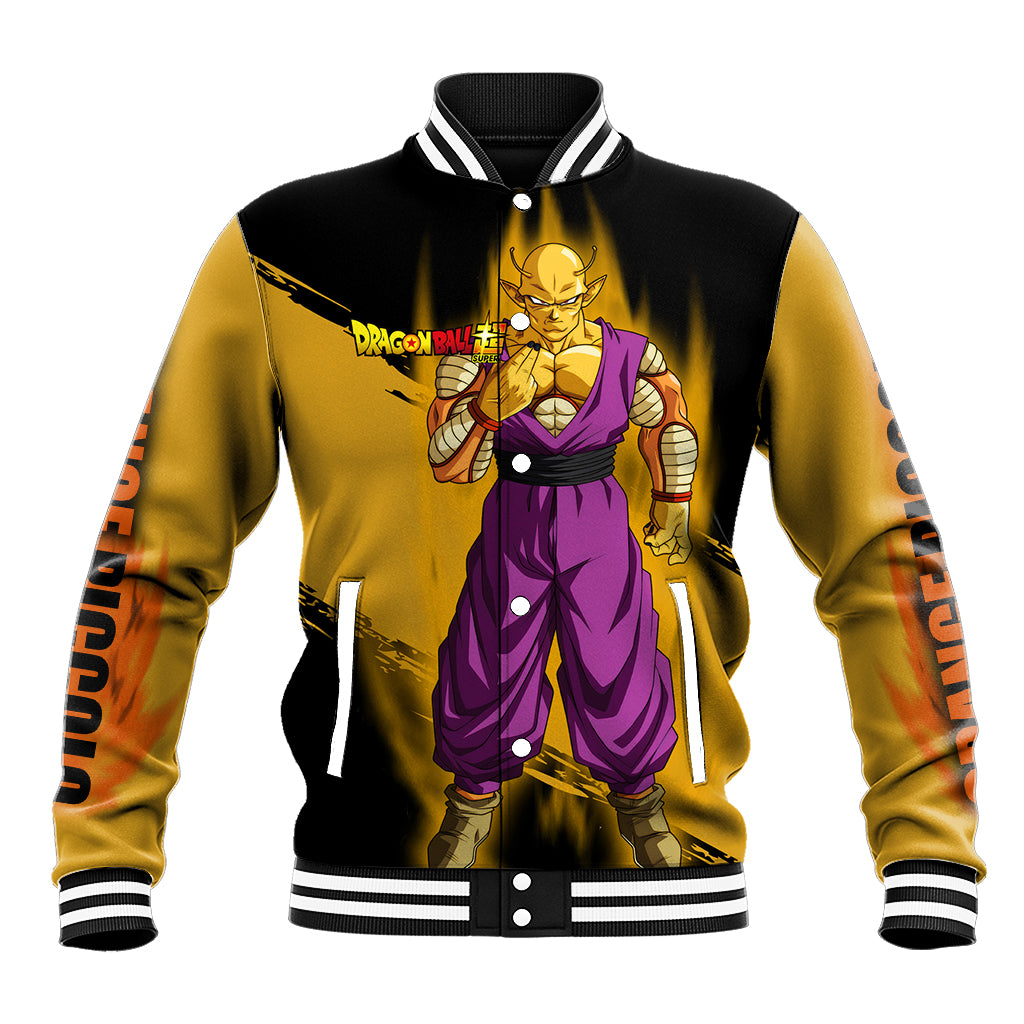 Orange Piccolo Super Anime Baseball Jacket