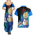 Vegeta Super Saiyan - Dragon Ball Couples Matching Summer Maxi Dress and Hawaiian Shirt