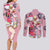 Utahime Uta - For Anime Fans Couples Matching Long Sleeve Bodycon Dress and Long Sleeve Button Shirt