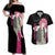 Kikuri Hiroi Couples Matching Off Shoulder Maxi Dress and Hawaiian Shirt