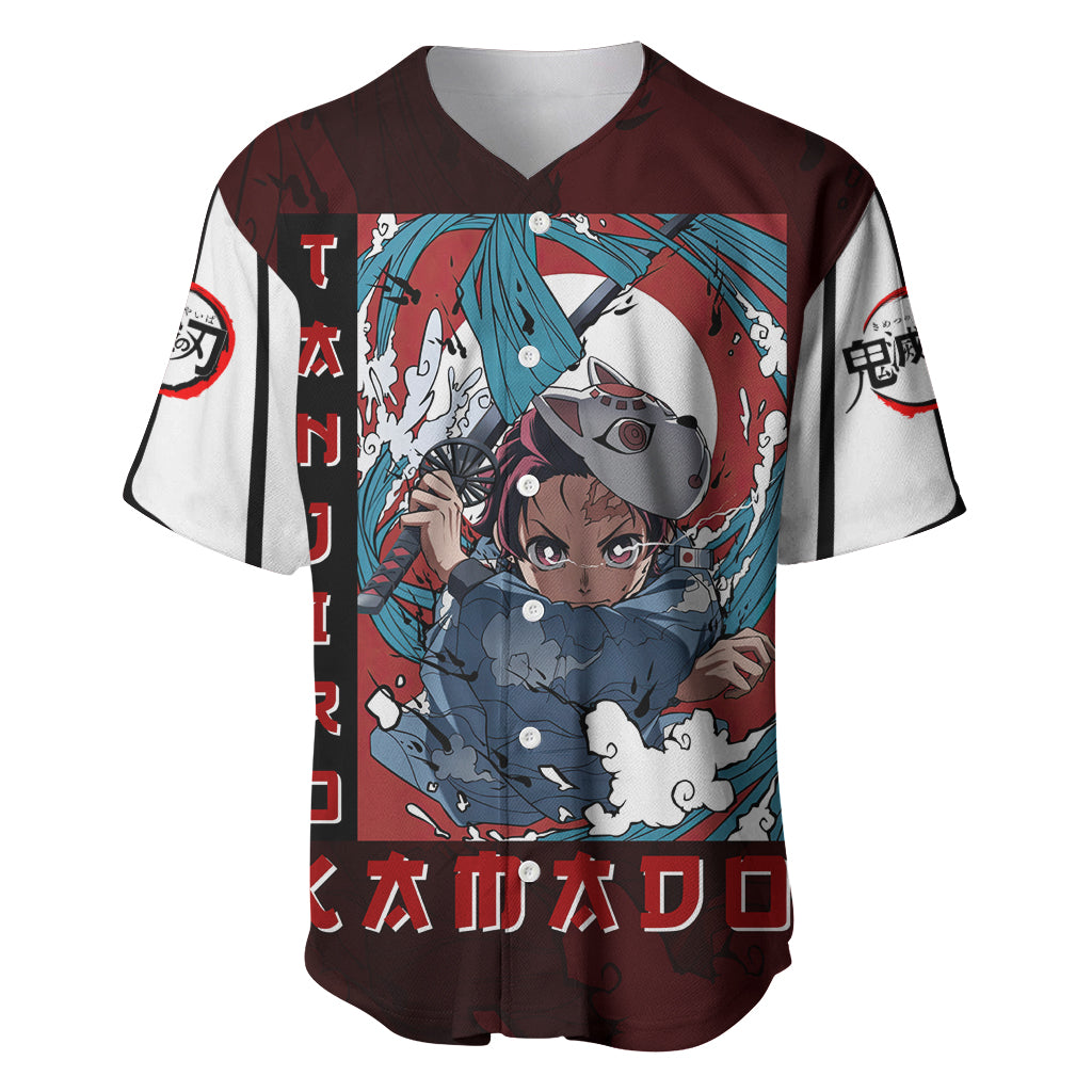 Tanjiro Kamado - Raising Sun Anime Baseball Jersey