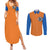 Gohan Couples Matching Summer Maxi Dress and Long Sleeve Button Shirt Dragon Ball