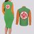 Yamcha Couples Matching Long Sleeve Bodycon Dress and Long Sleeve Button Shirt Dragon Ball