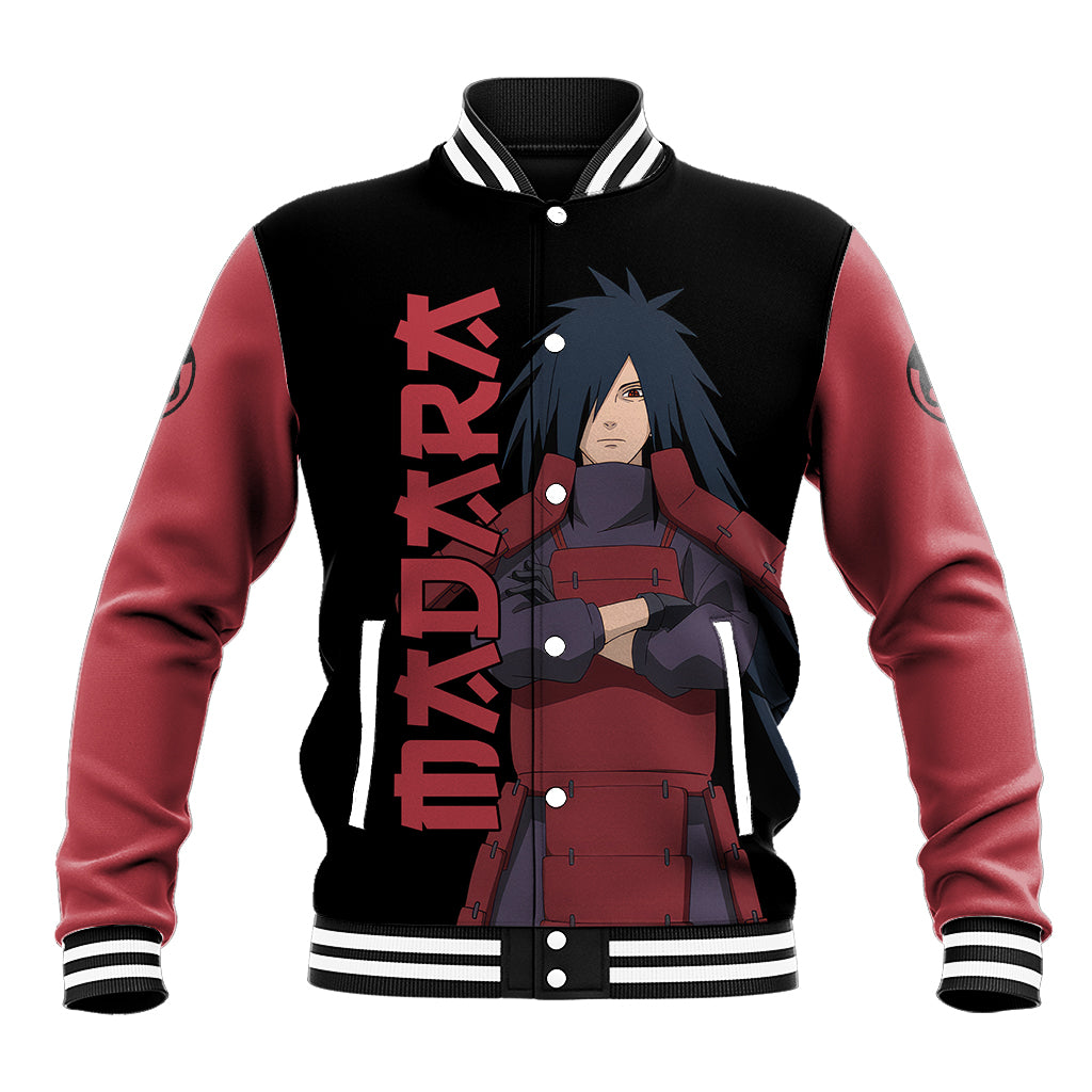 Uchiha Madara Sharingan Eyes Baseball Jacket Naruto