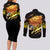 Zenitsu Agatsuma Demon Slayer Couples Matching Long Sleeve Bodycon Dress and Long Sleeve Button Shirt Anime Mix Manga Style