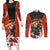 Portgas D.Ace - One Piece Couples Matching Long Sleeve Bodycon Dress and Long Sleeve Button Shirt Anime Japan Style