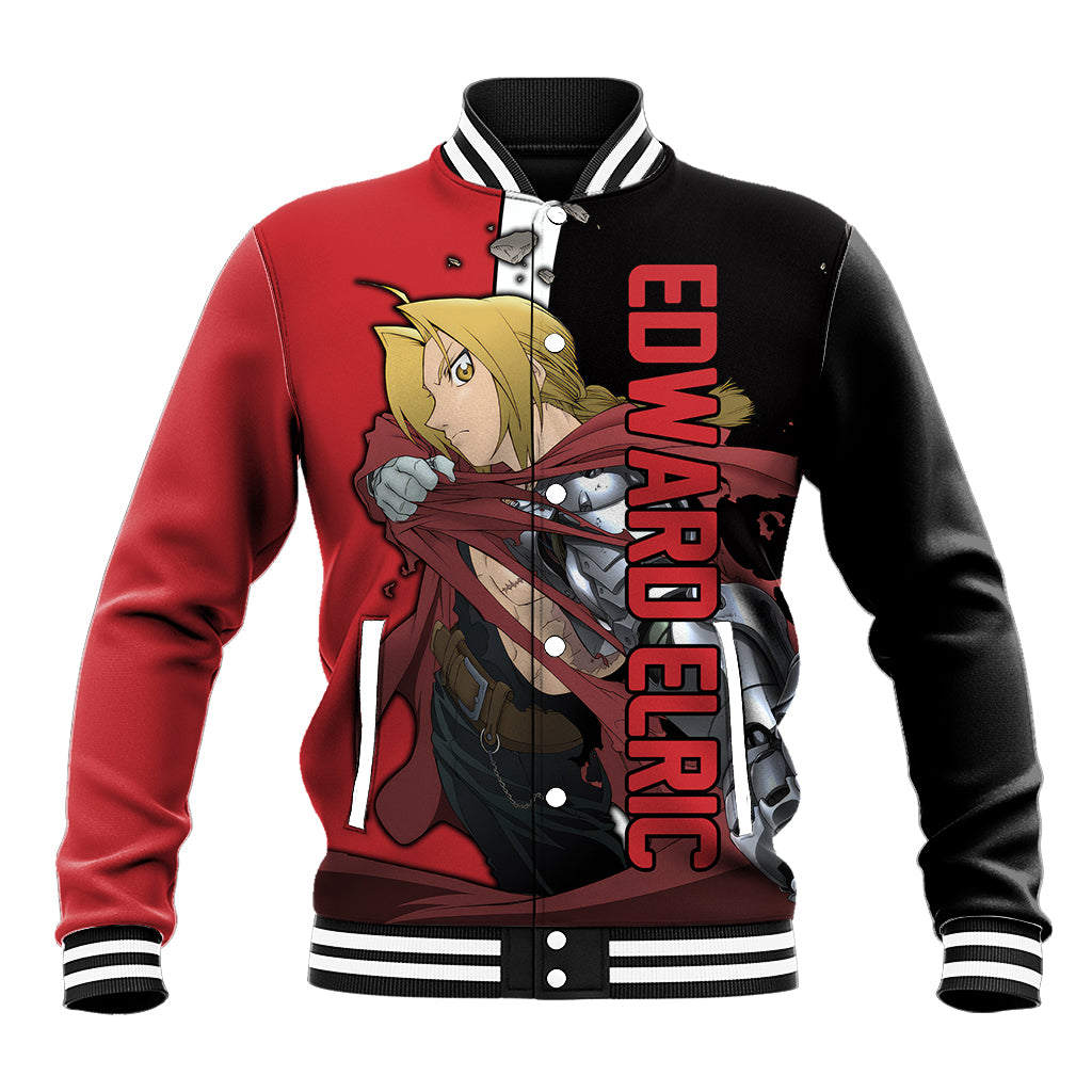 Elric Edward - Fullmetal Alchemist Baseball Jacket Anime Style