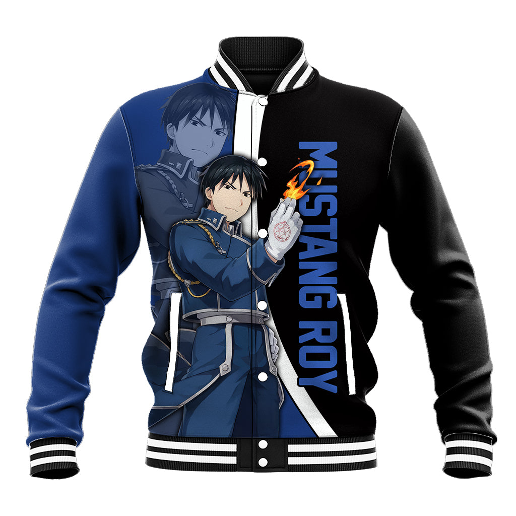 Mustang Roy - Fullmetal Alchemist Baseball Jacket Anime Style