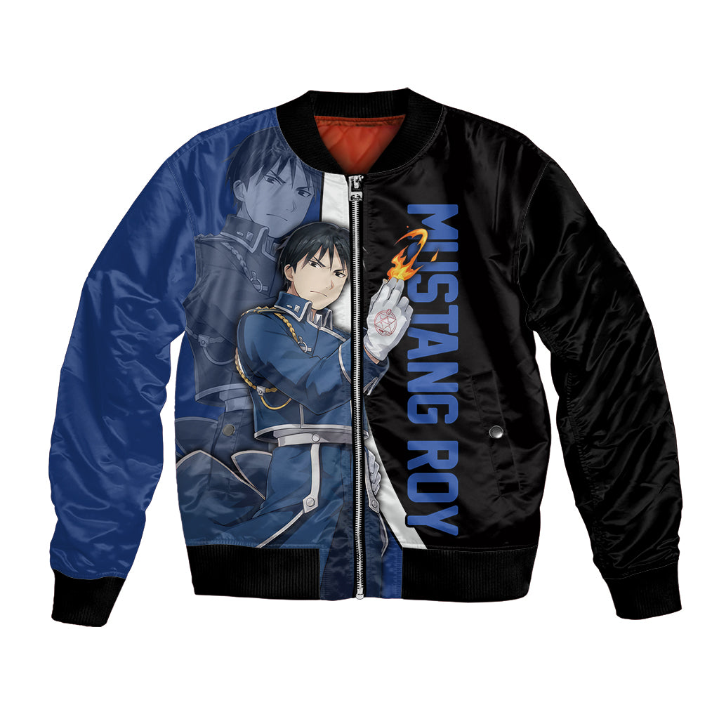 Mustang Roy - Fullmetal Alchemist Bomber Jacket Anime Style